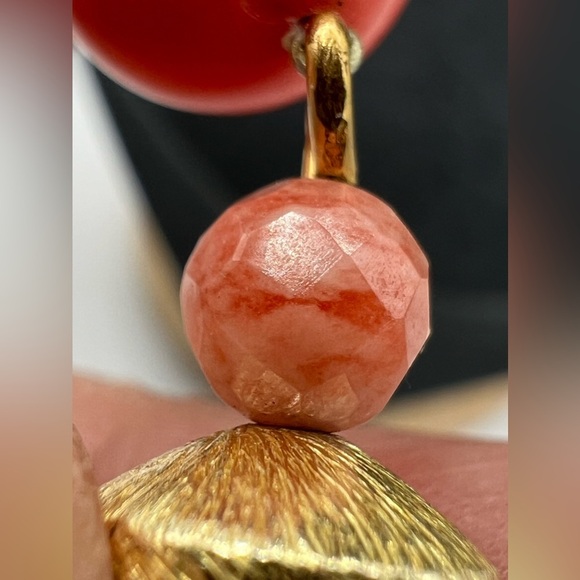 Pearl and coral beads mala - Picture 10 of 17